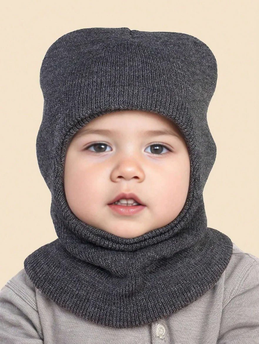 bebe avec cagoule garcon gris