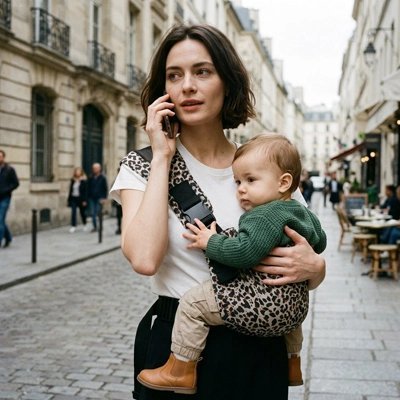 Bebe portage echarpe solide