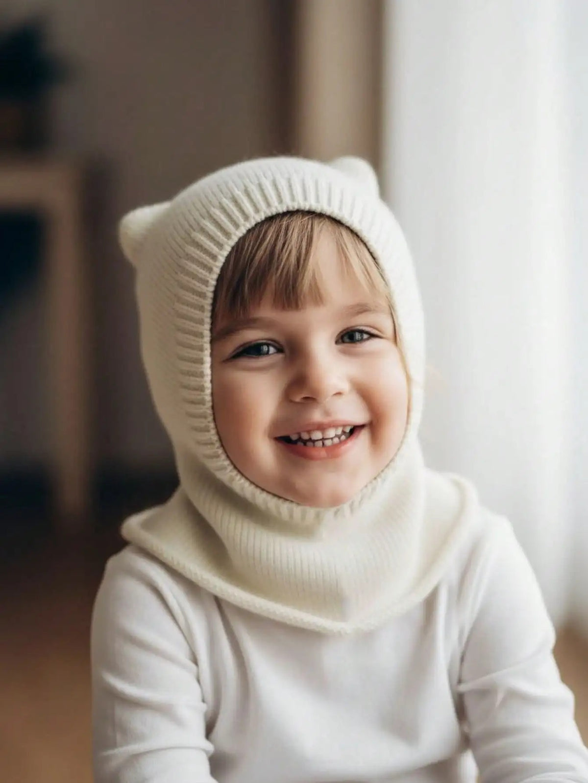 cagoule enfant 2 ans blanc