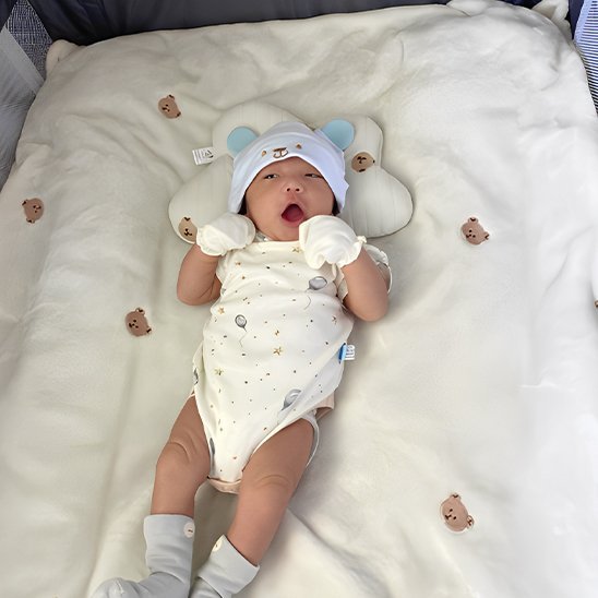 Couverture bebe en coton confortable