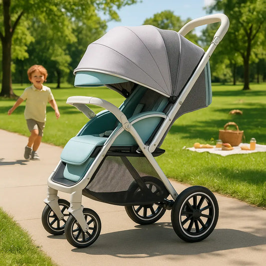 enfant court vers bebe confort poussette