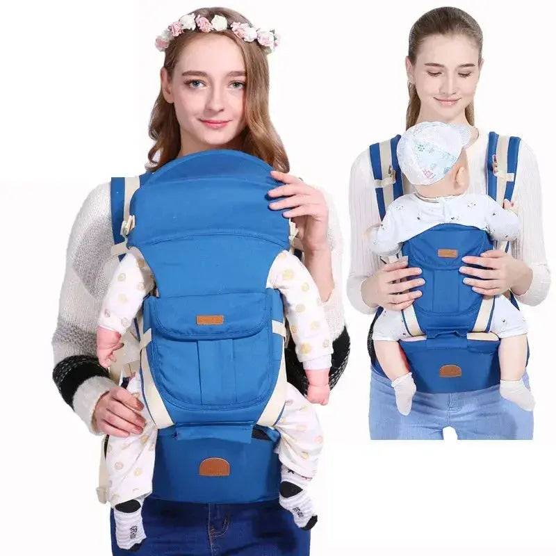 femme porte bebe en avant dans porte bebe