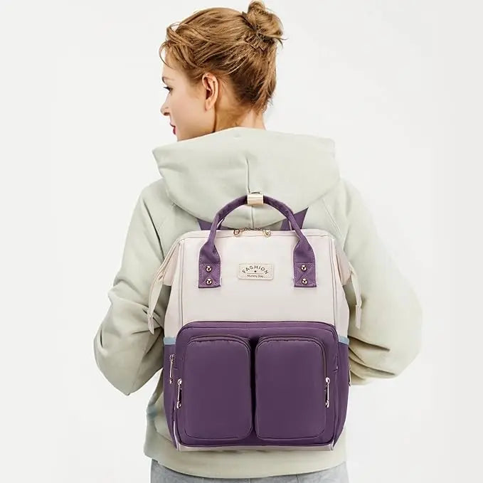 femme porte sac a dos langer bebe