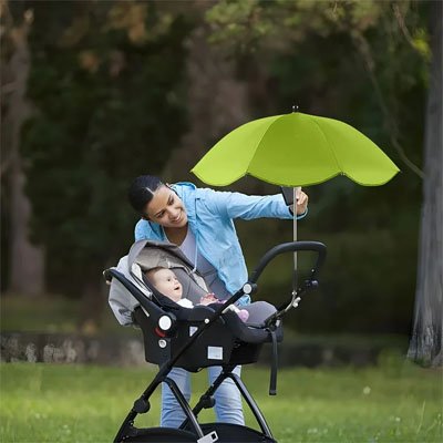maman bebe parc avec ombrelle pour poussette