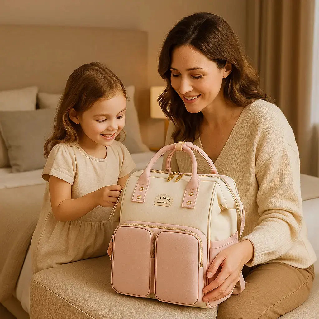 Sac à langer bébé fille | Durable Mon Transport Bébé