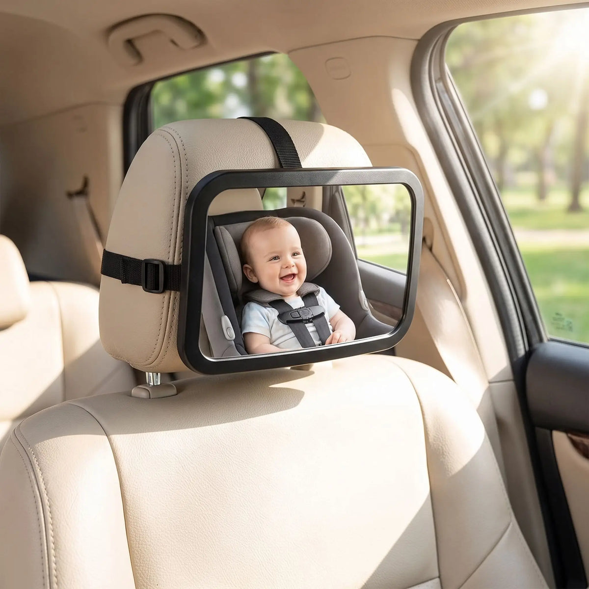 MIROIR VOITURE POUR BEBE | GRAND FORMAT
