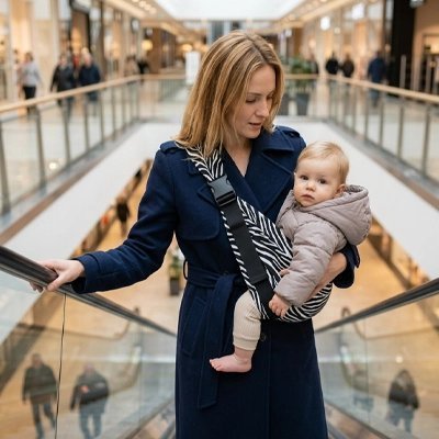 Porte bebe banane doux