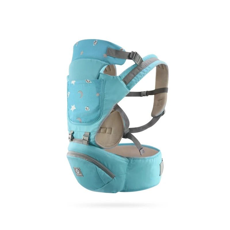 porte bebe bleu