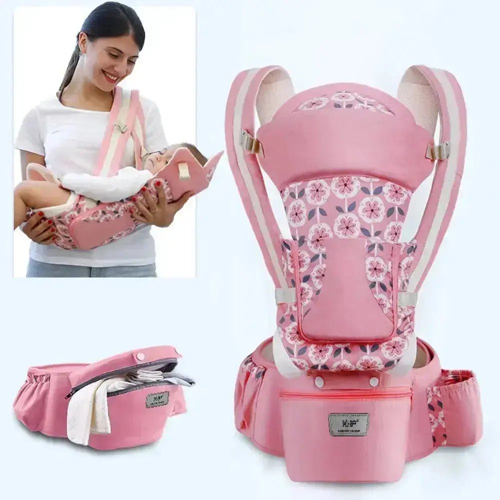 Porte Bébé Physiologique Naissance | Rose Mon Transport Bébé