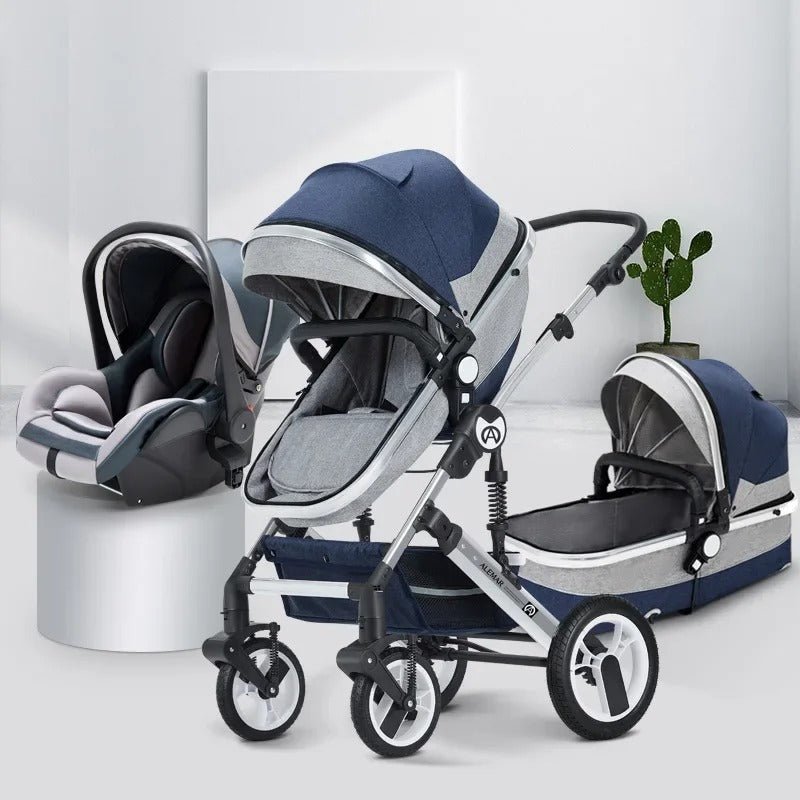 poussette 3 en 1 bebe confort bleu