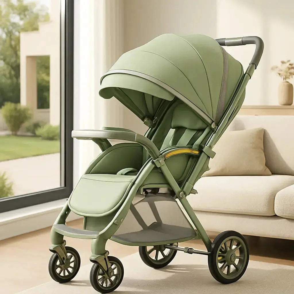 poussette bebe confort au salon