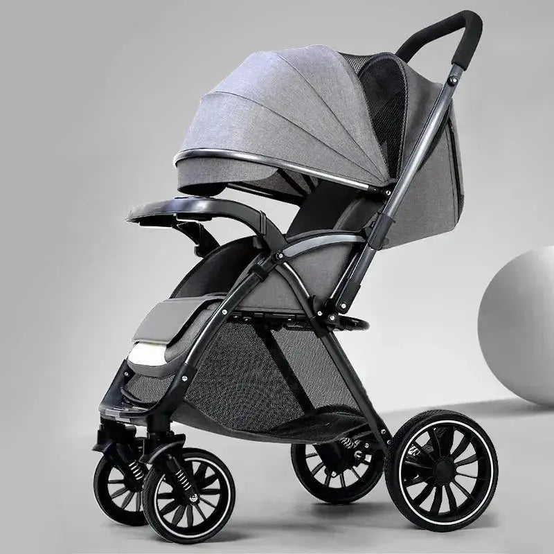 poussette compacte avec boule arriere
