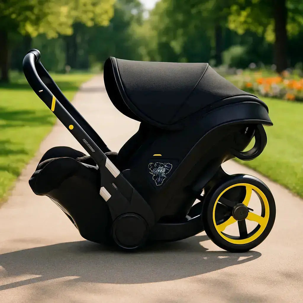 poussette compacte pliable au parc