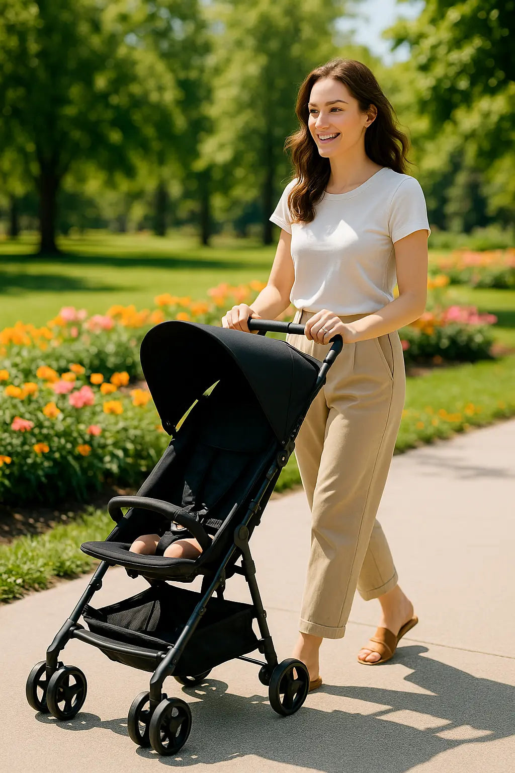 poussette legere et compacte confortable