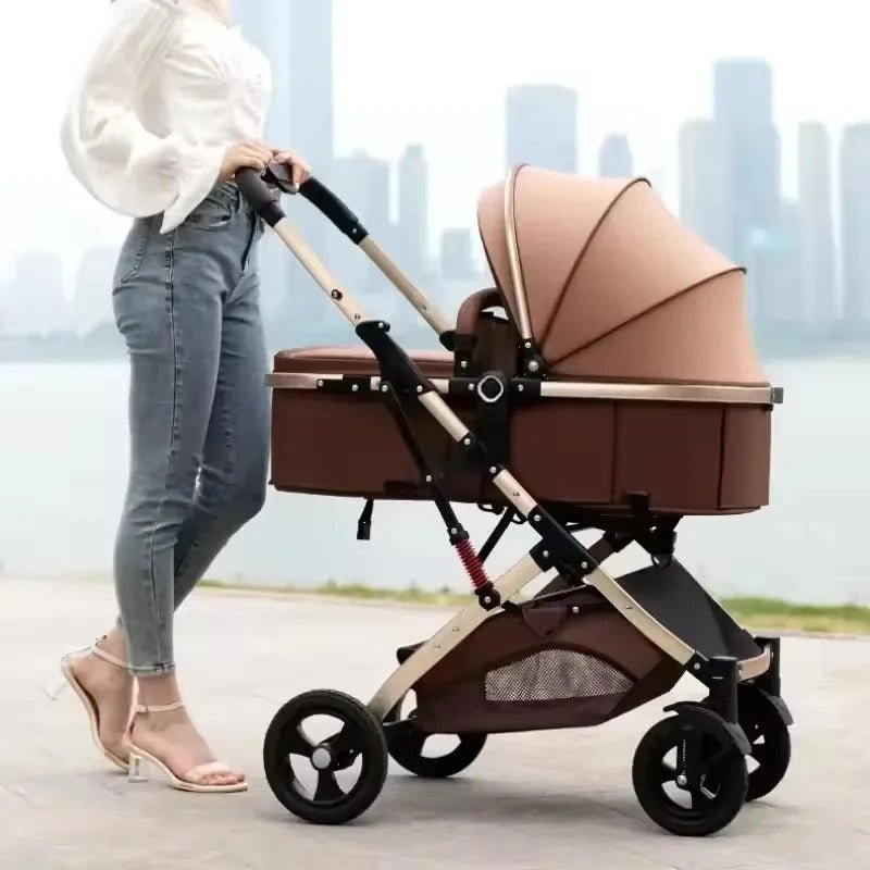 poussette-pour-des-jumeaux-confortable-rose
