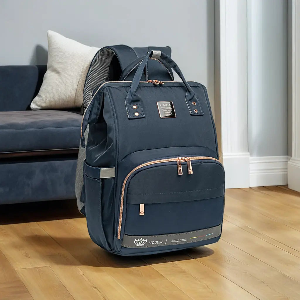 sac a langer bebe a terre au salon