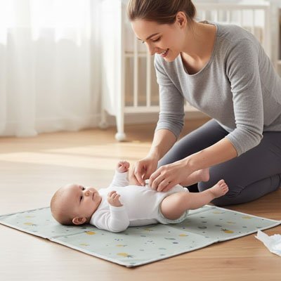 Tapis à langer imperméable pratique