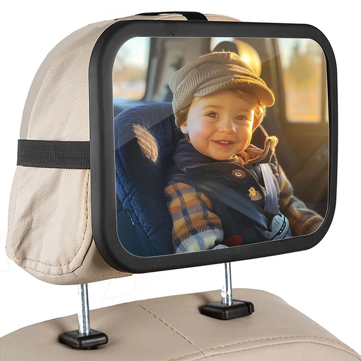 MIROIR VOITURE POUR BEBE | GRAND FORMAT