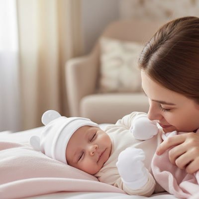 Bonnet bebe fille doux