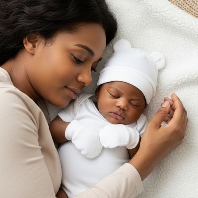 Bonnet bebe fille en coton