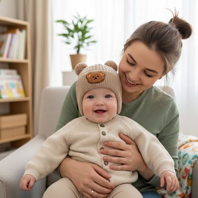 Bonnet bebe laine