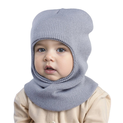 bonnet cagoule bebe bleu ciel