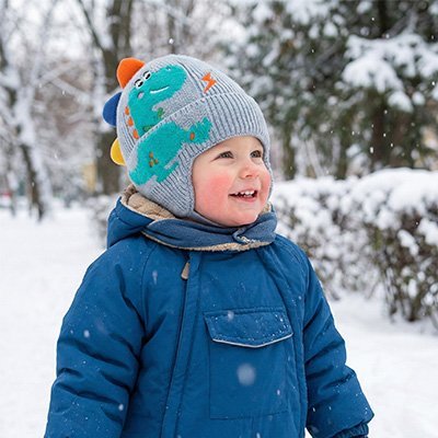 Bonnet en laine bebe doux