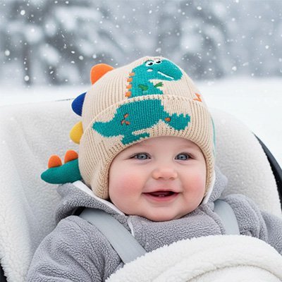 Bonnet en laine bebe hiver
