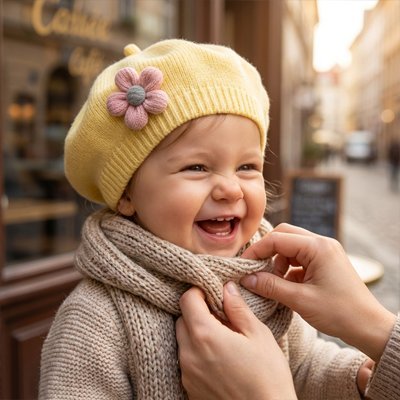 Bonnet hiver bebe 1 an