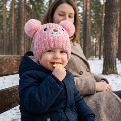 bonnet hiver bébé confortable