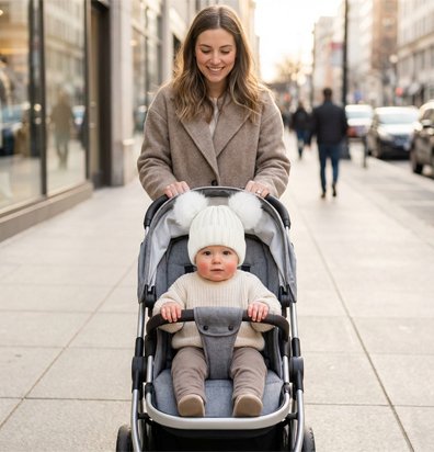 Bonnet naissance bébé 1 mois