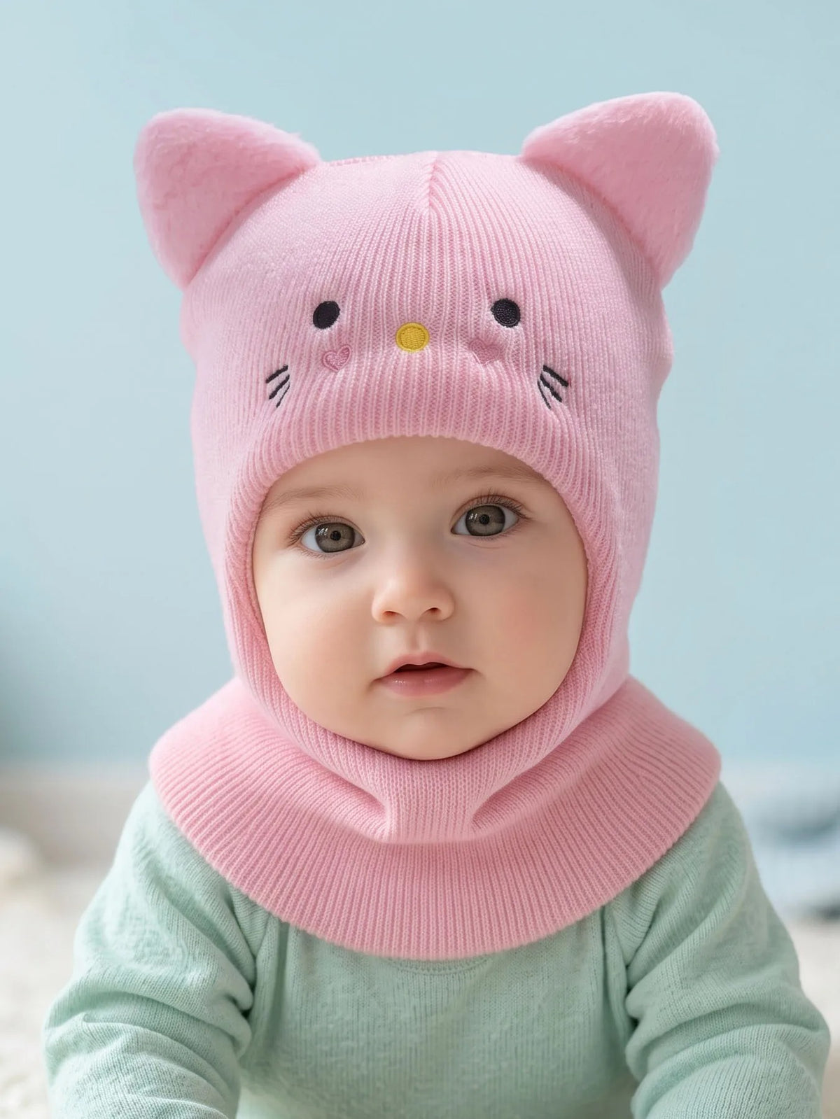 cagoule bebe fille rose