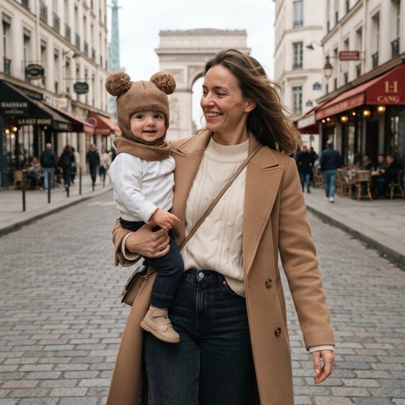 Cagoule bebe fille