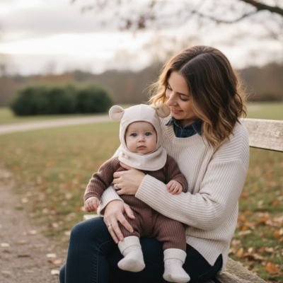 Cagoule pour bebe chaud