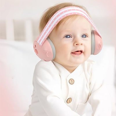 Casque bébé anti bruit doux