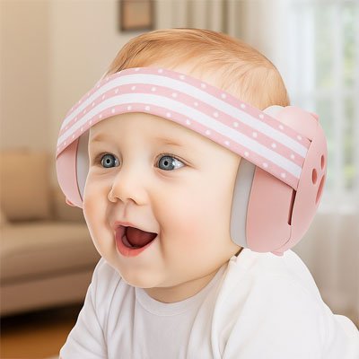 Casque bébé anti bruit pratique
