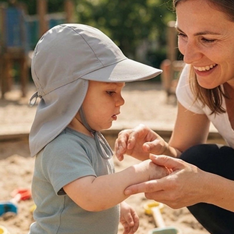 Casquette pour bebe anti uv