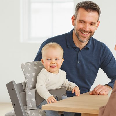 Chaise haute coussin confort