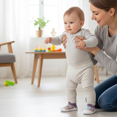 Chaussure antidérapante bebe confortable