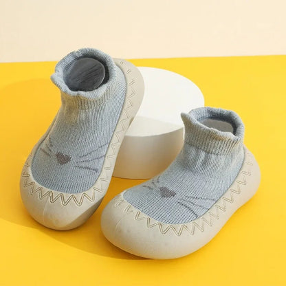 chaussure bebe fille souple bleu