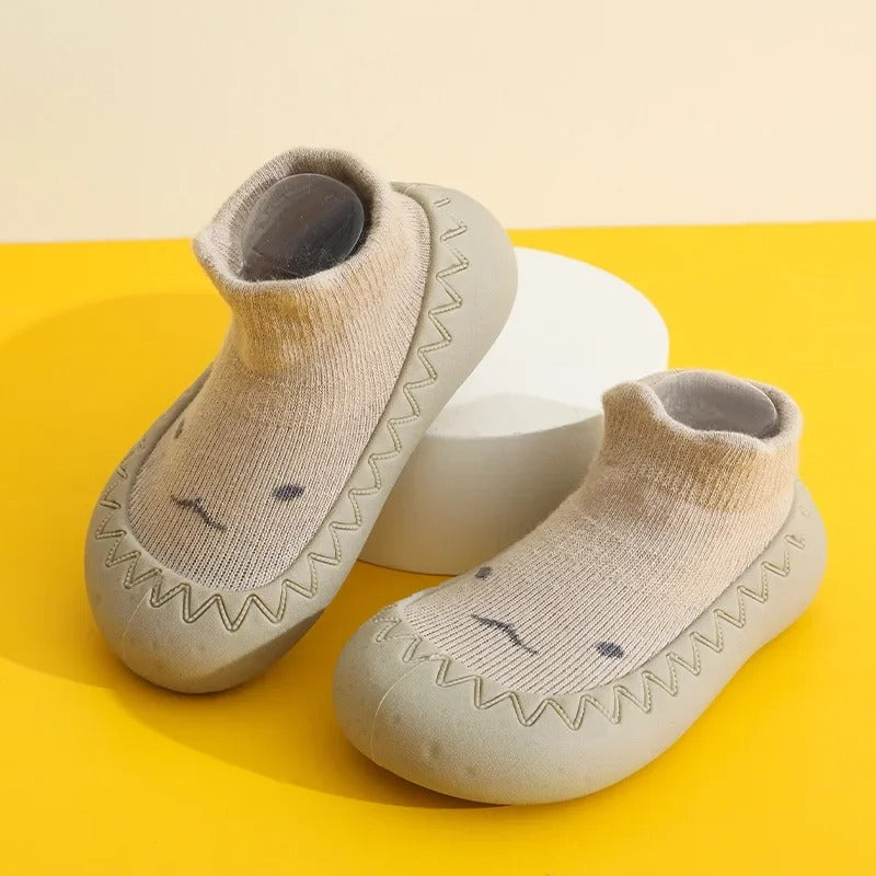 chaussure bebe fille souple brun