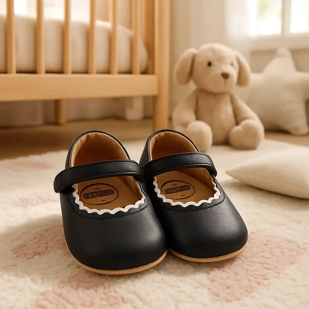 chaussure pour bebe dans une chambre