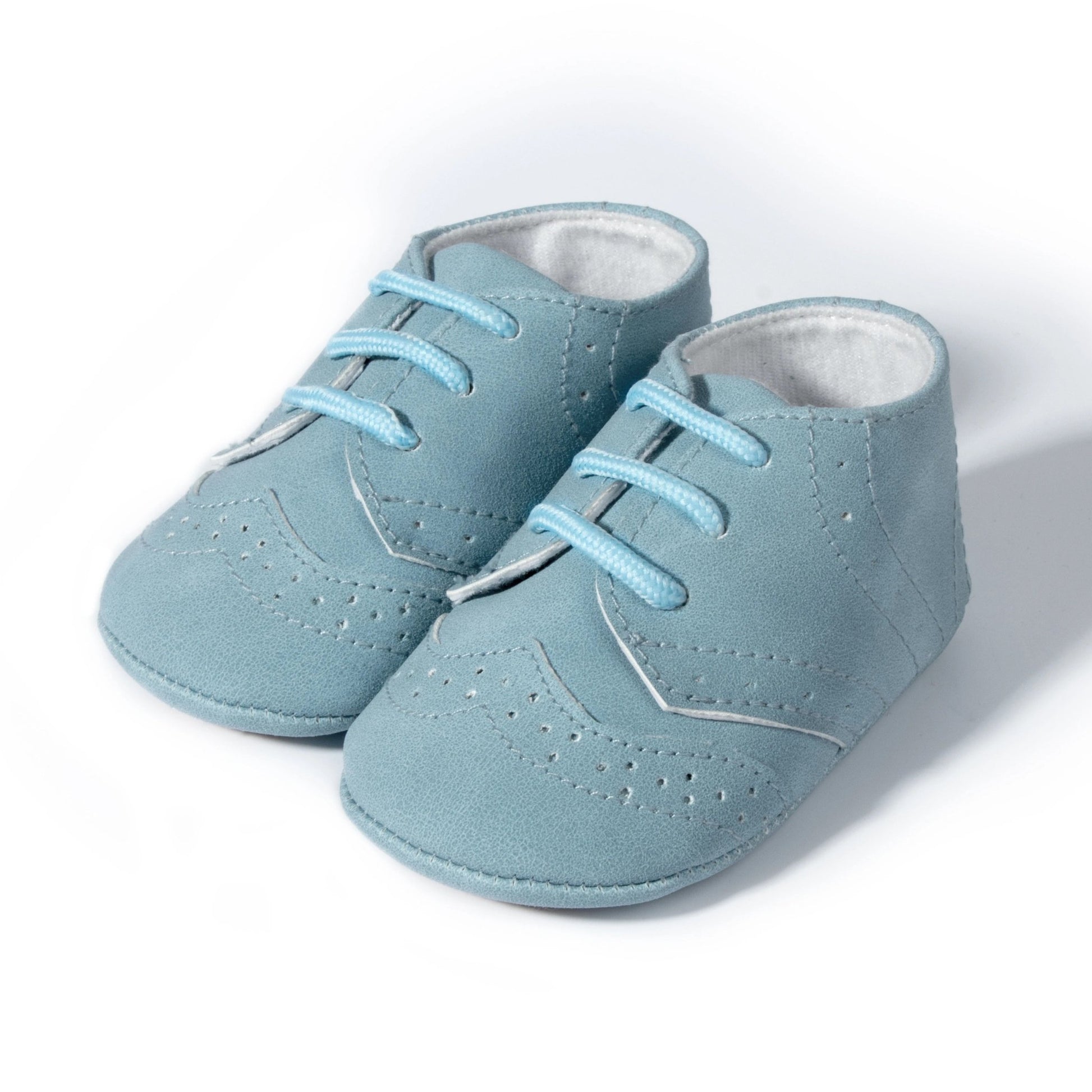 chaussure premier pas bebe bleu ciel