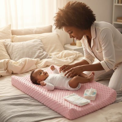 Housse de matelas à langer 