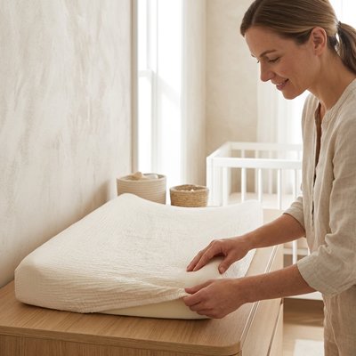 Housse matelas à langer 