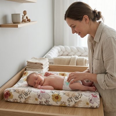 Housse matelas à langer confort