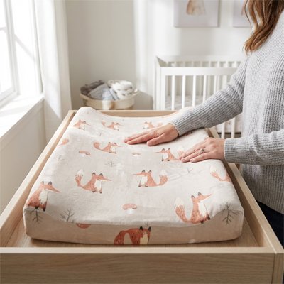 Housse matelas à langer mixte