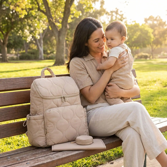 maman bebe parc sac a langer avec tapis de change
