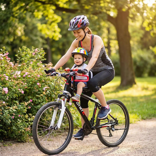maman bebe porte bebe avant velo