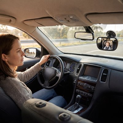 Miroir pour voiture bébé pratique
